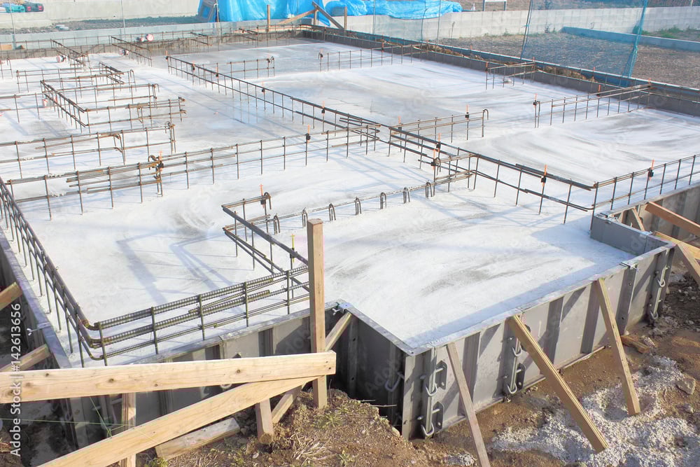 基礎工事の写真